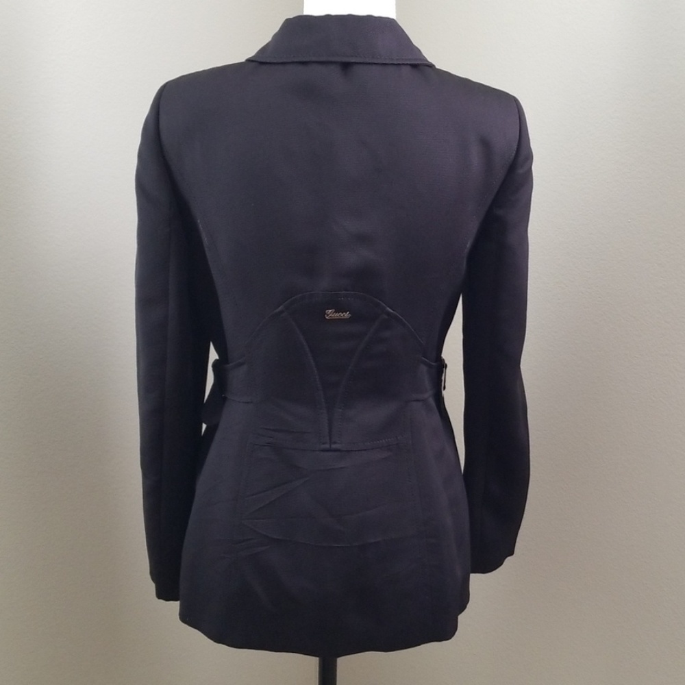 Gucci Black Blazer Size 40 - Picture 5 of 8